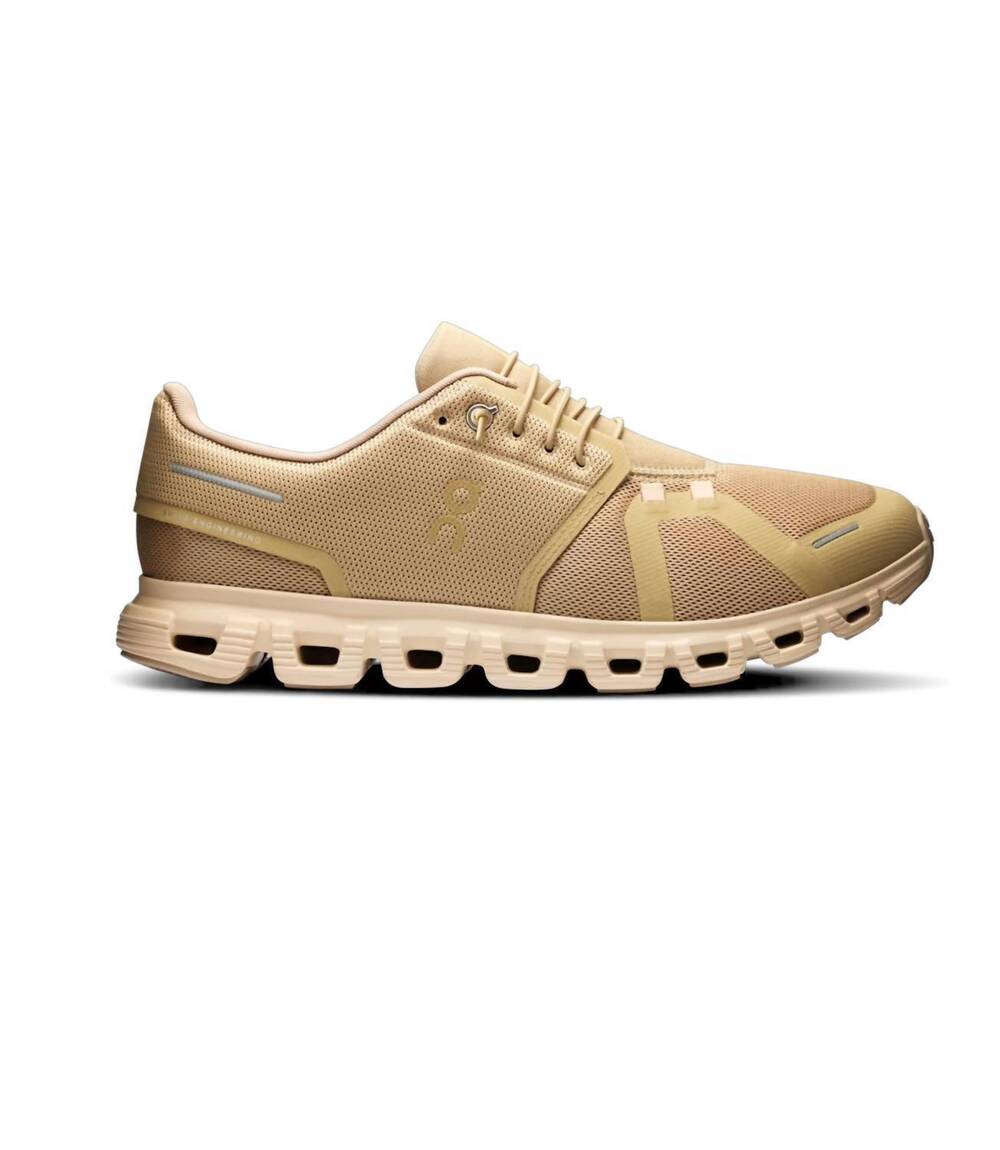NEW ON men's cloud 6 running shoes in chai | sand